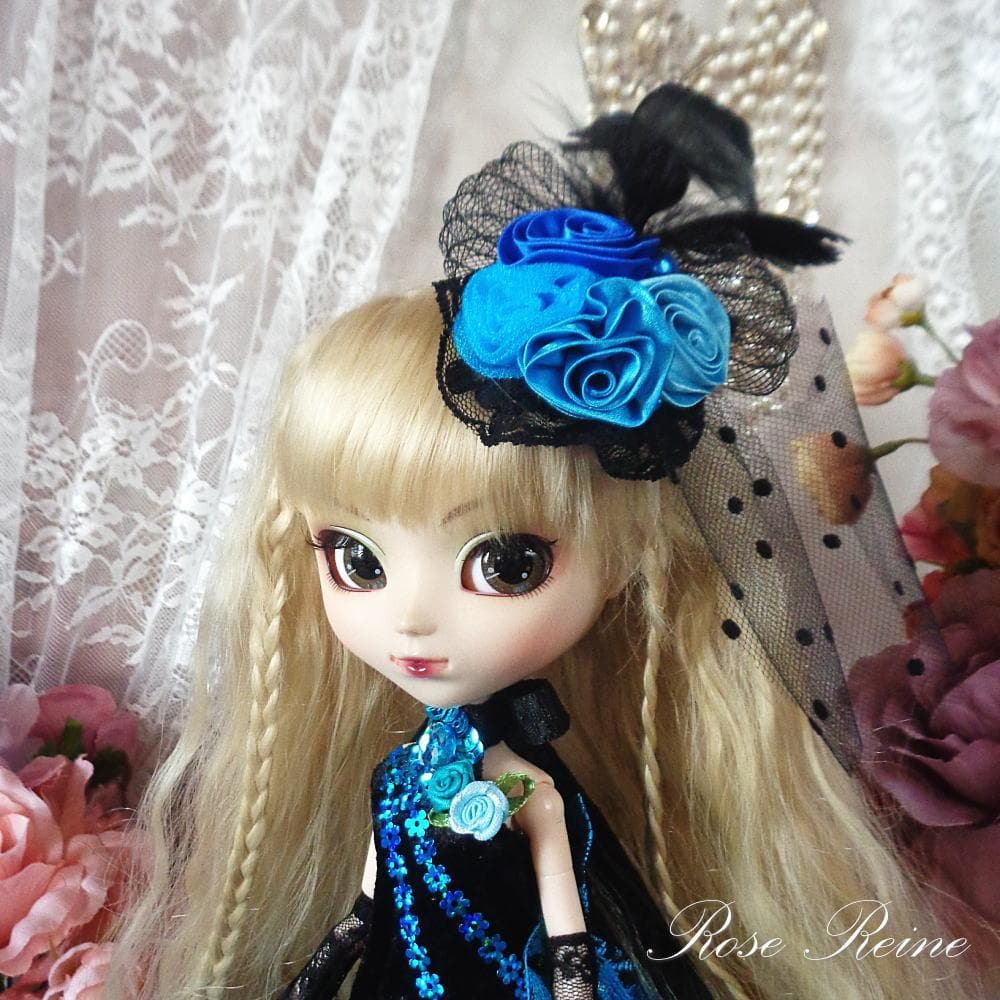 春祭セール！夜空に煌めくブラック＆ターコイズのクラシックマーメイドドレス