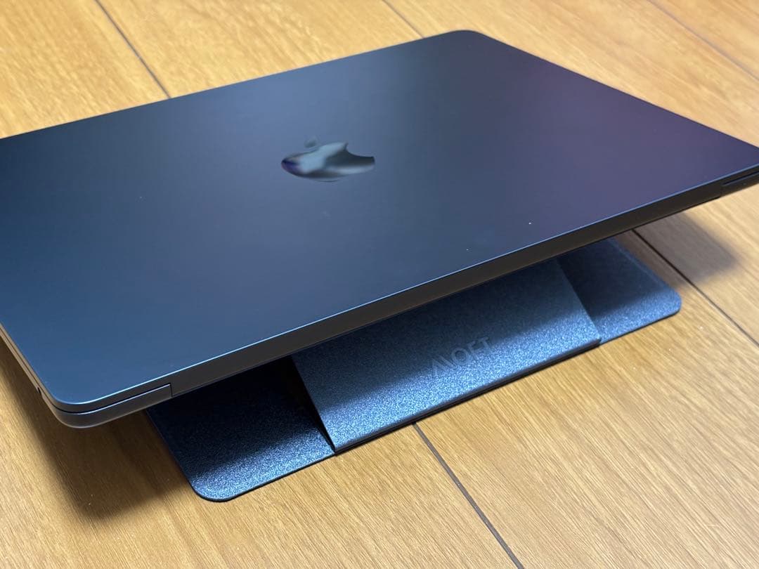 【美品】MacBook Air M2 ミッドナイトブルー【スタンド付き】