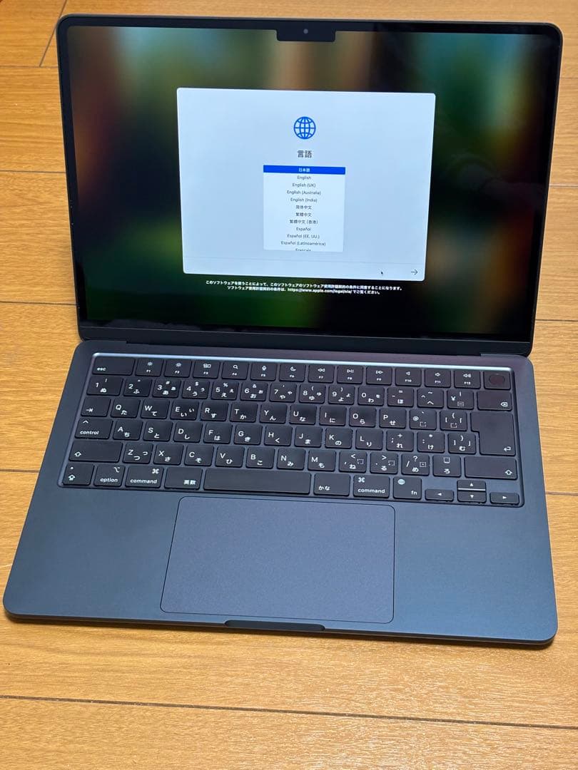 【美品】MacBook Air M2 ミッドナイトブルー【スタンド付き】