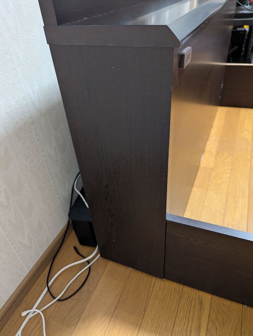 フランスベッド nls-603 ダークブラウン セミダブルベッドフレーム