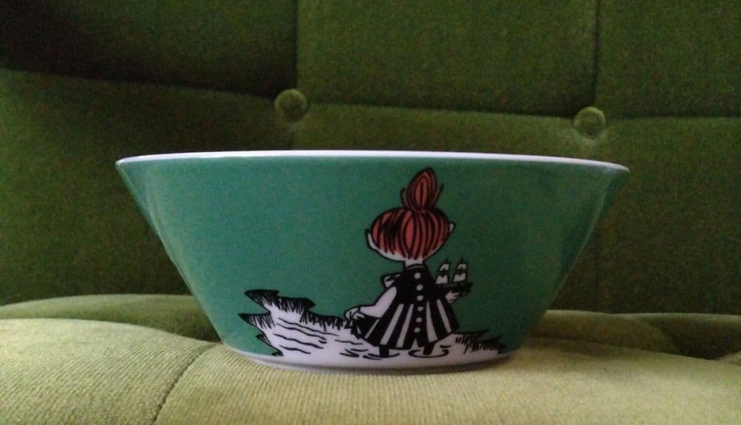 最終値下げ　廃盤　美品　未使用品　アラビア　リトルミイ　ボウル　バーコード付き