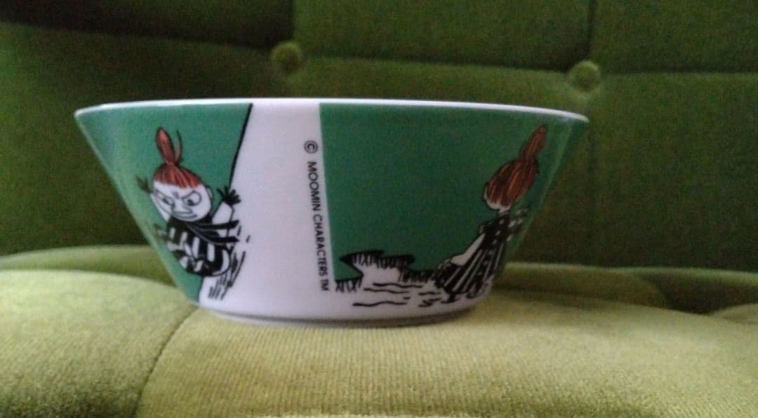 最終値下げ　廃盤　美品　未使用品　アラビア　リトルミイ　ボウル　バーコード付き