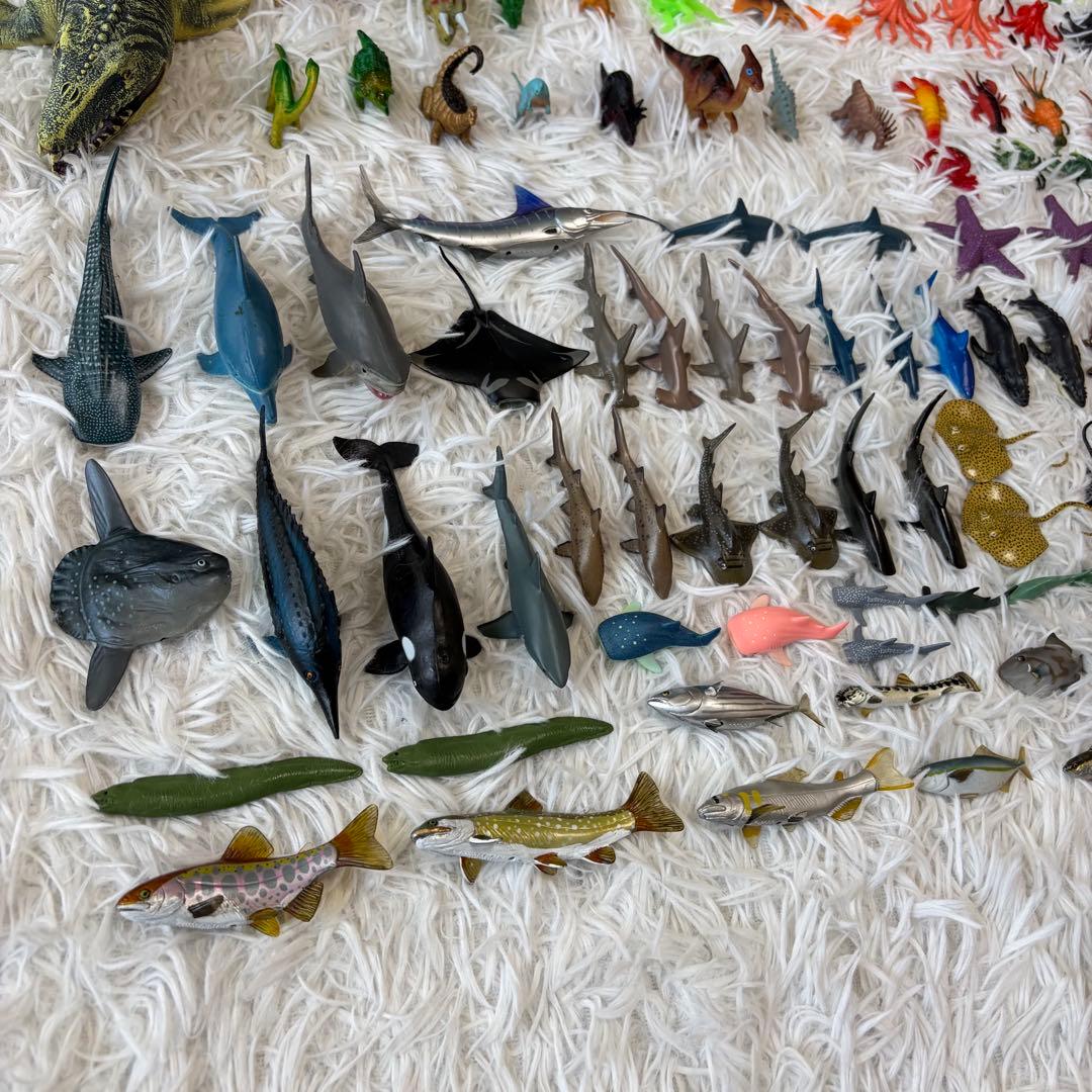 167体　生き物　動物　恐竜　魚　海洋生物　フィギュア　大量　まとめ売り