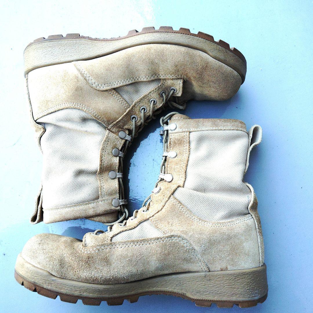 米陸軍実物 BATES ゴアテックス コンバットブーツ タン 9W