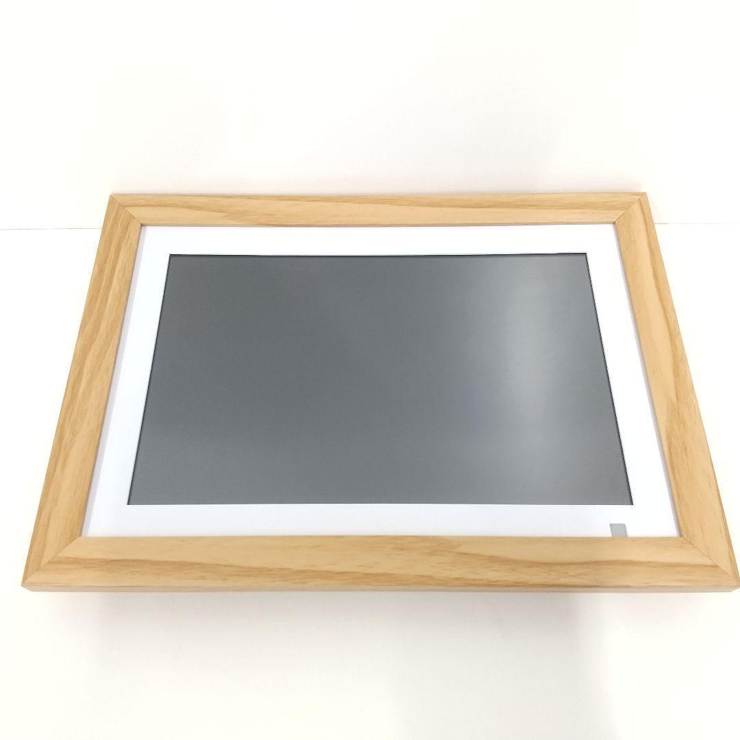 Wi-Fi デジタルフォトフレーム 10.1インチ 木目調 SSA