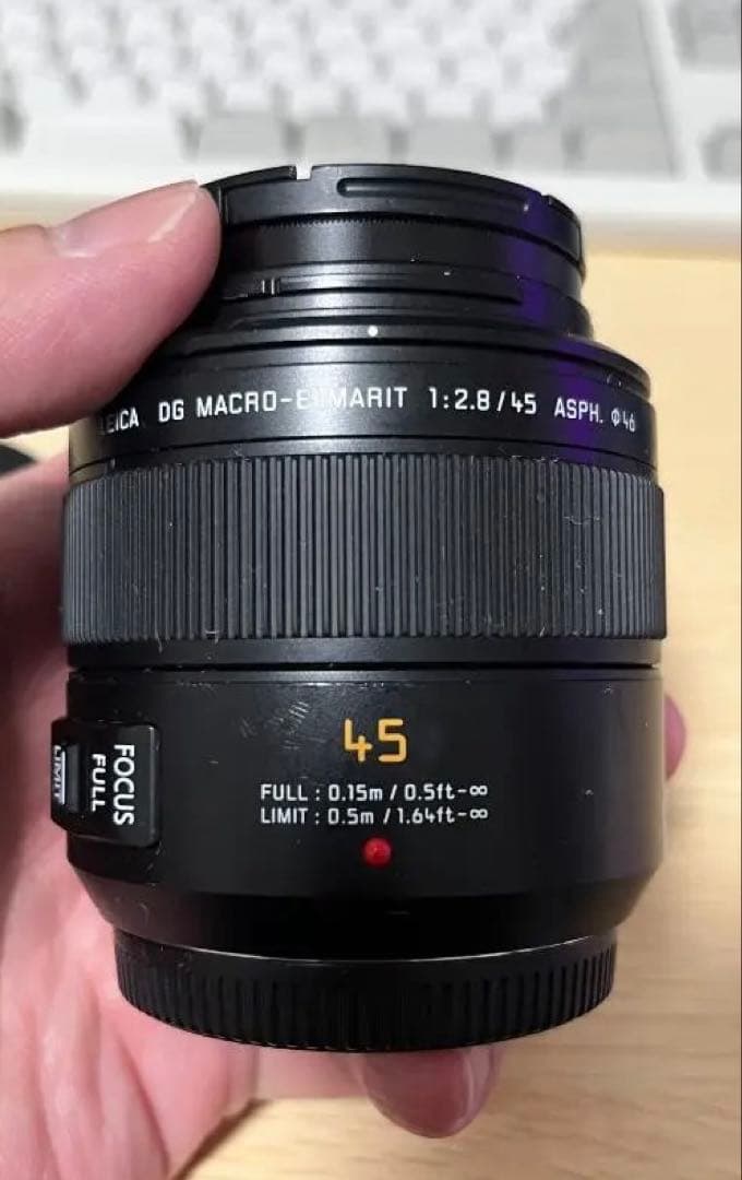レンズ(単焦点) Panasonic Leica MACRO-ELMARIT 45mm F2.8
