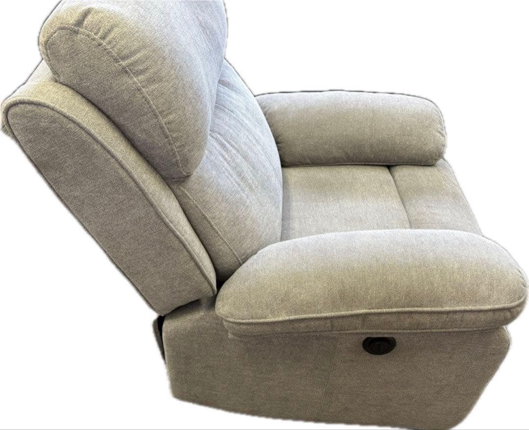 LOWYA ロウヤ リクライニングソファ チェア　グレー　電動リクライニング