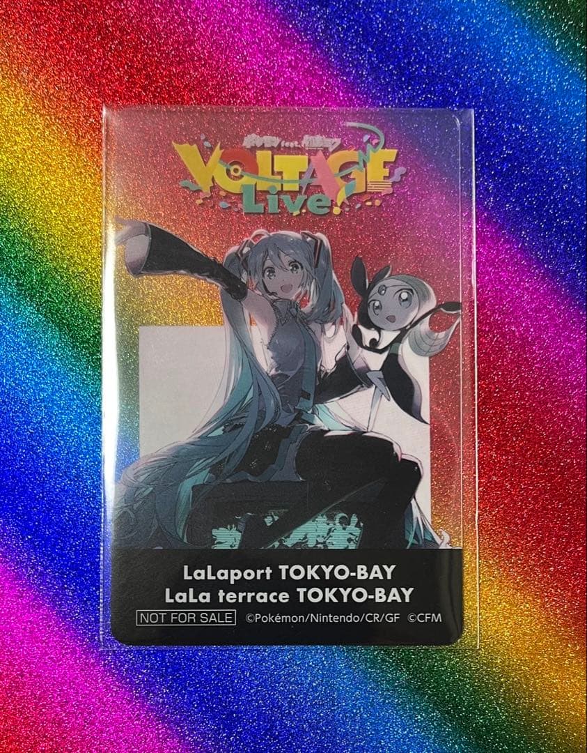 ポケミク クリアカード 25枚 5セット 初音ミク ピカチュウ ららぽーと限定