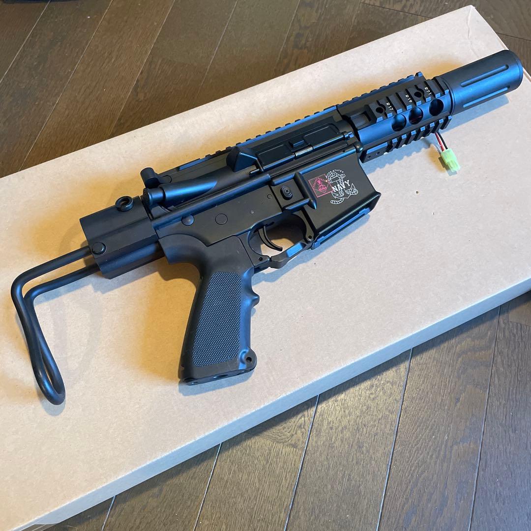 【サバゲー】M4 電動ガン MARINE ENV.M-4刻印箱付き 充電器付