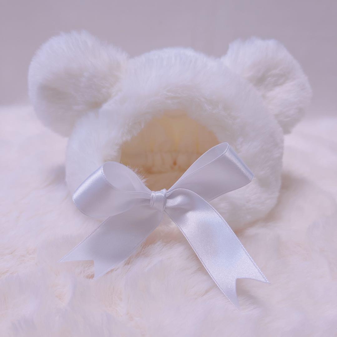 初期ピカチュウ　ハンドメイド（しろくま）③