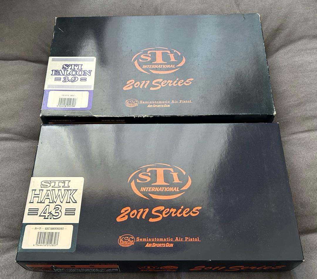 【KSC】STI HAWK4.3 & FALCON3.9 セット売り‼️