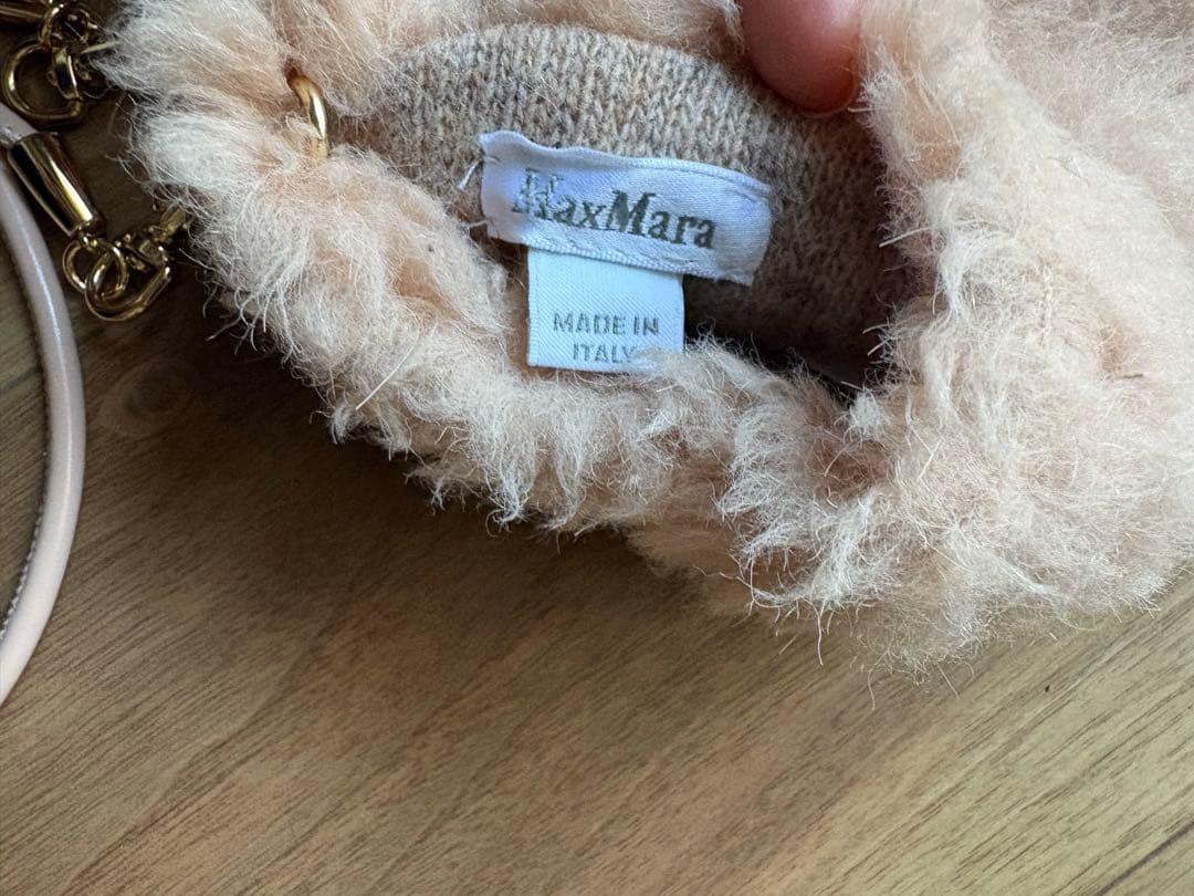 MAX MARA テディベア ミトン 手袋 M/L マックスマーラ