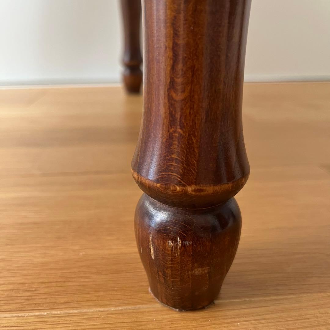 美品⭐︎ カリモク アームチェア 緑レザー 木製椅子 キツツキ　廃盤品　送料込み②