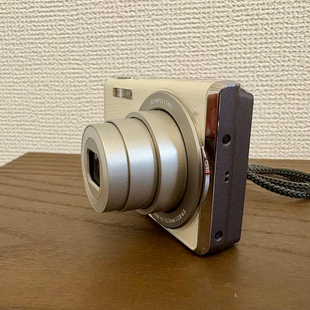 OLYMPUS FE-5030 コンデジ パールホワイト