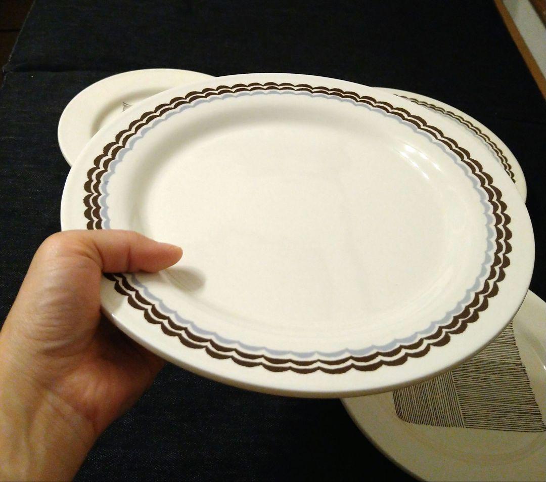 【半額以下】波佐見焼 プレート4枚セット φ21φ24