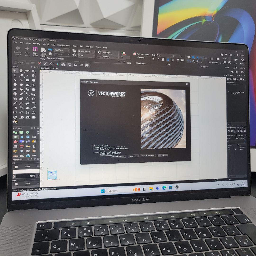 MacBook Pro 16インチ i9 64/2TB CAD/BIM&3D設計