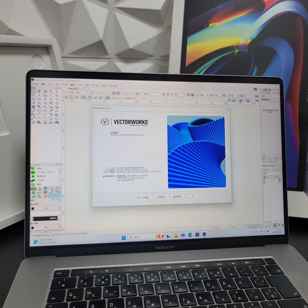 MacBook Pro 16インチ i9 64/2TB CAD/BIM&3D設計
