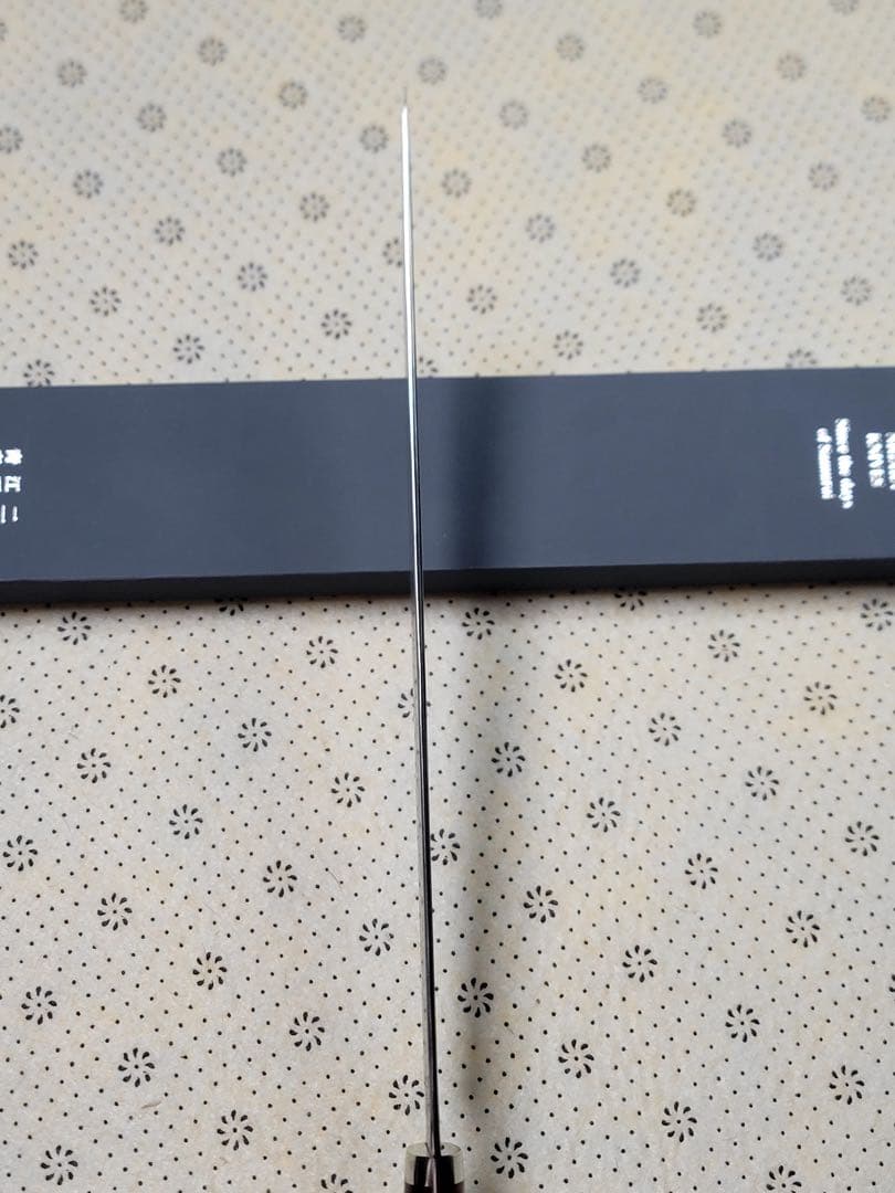 二唐刃物　暗紋 ダマスカス　sg2 筋引き　300ミリ