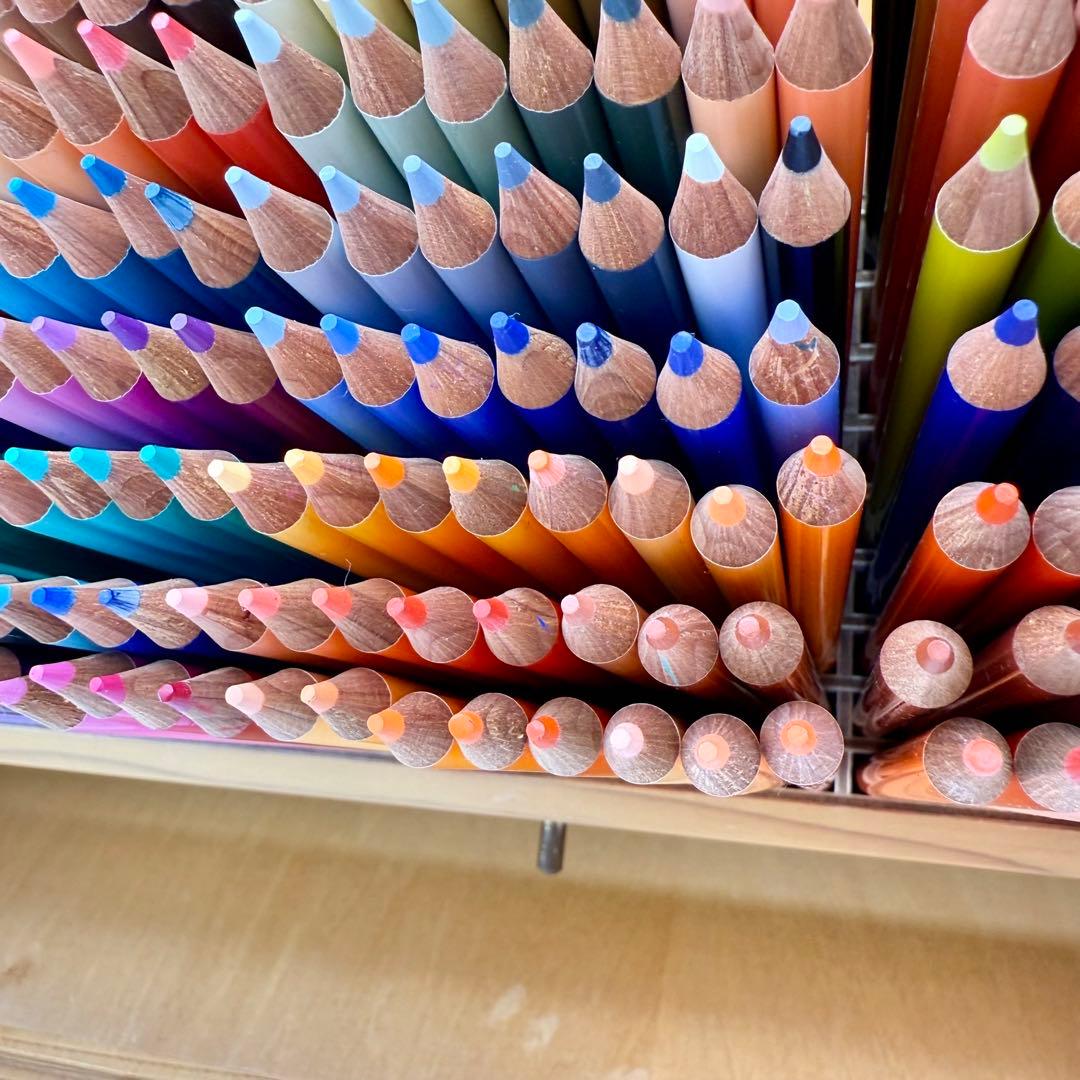 フェリシモ　500色　色鉛筆　専用ケース付　Felissimo