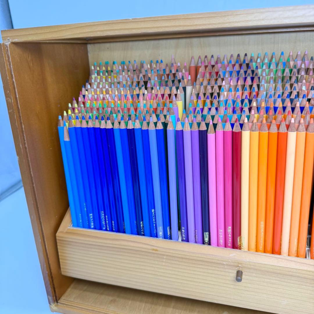 フェリシモ　500色　色鉛筆　専用ケース付　Felissimo