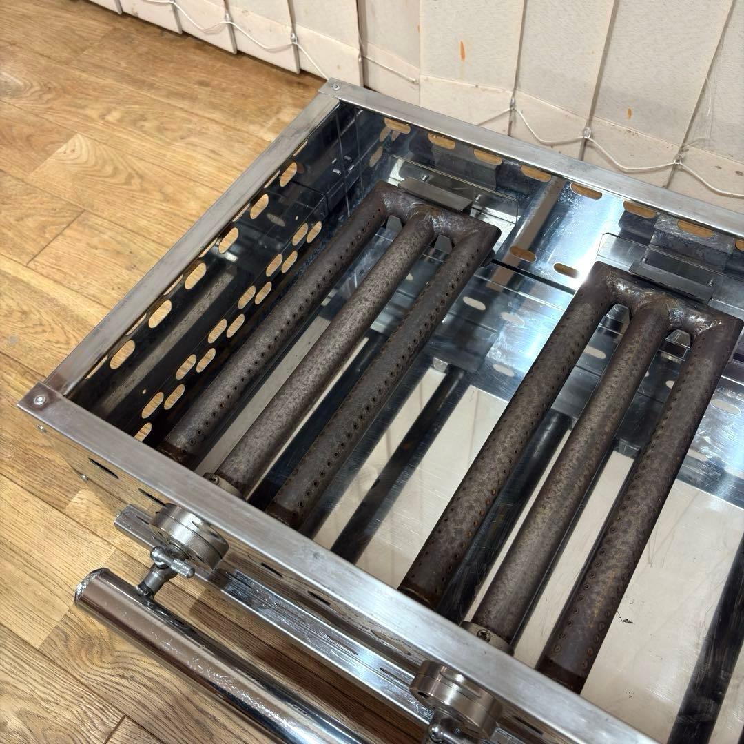 大東商会 DAITO たこ焼き器 都市ガス 業務用 大玉 45mm 18穴 3連