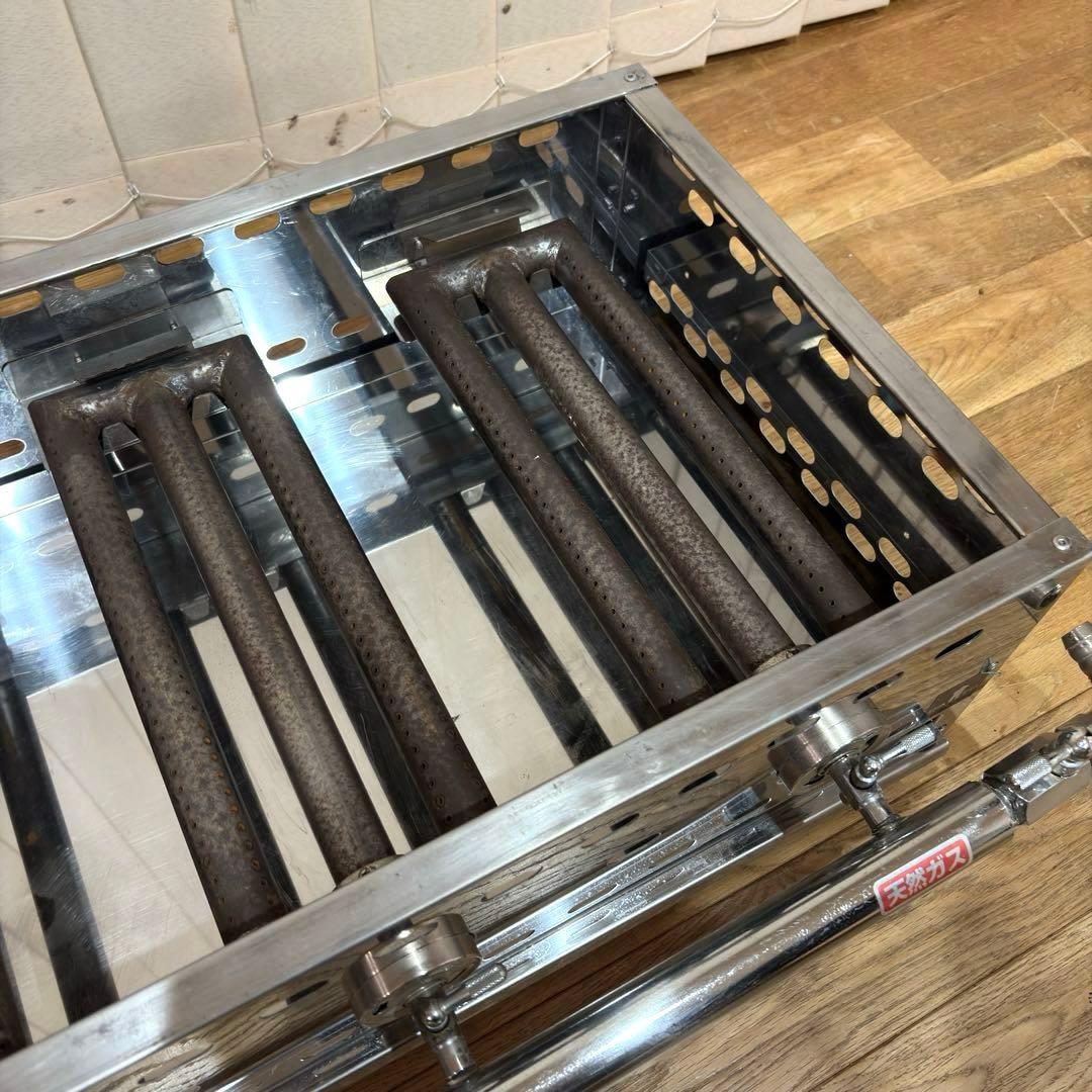 大東商会 DAITO たこ焼き器 都市ガス 業務用 大玉 45mm 18穴 3連