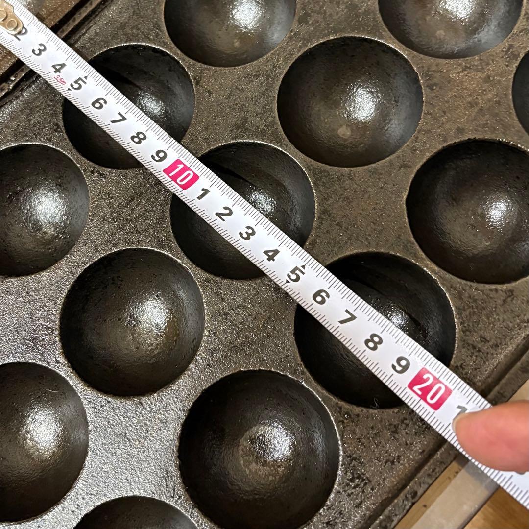 大東商会 DAITO たこ焼き器 都市ガス 業務用 大玉 45mm 18穴 3連