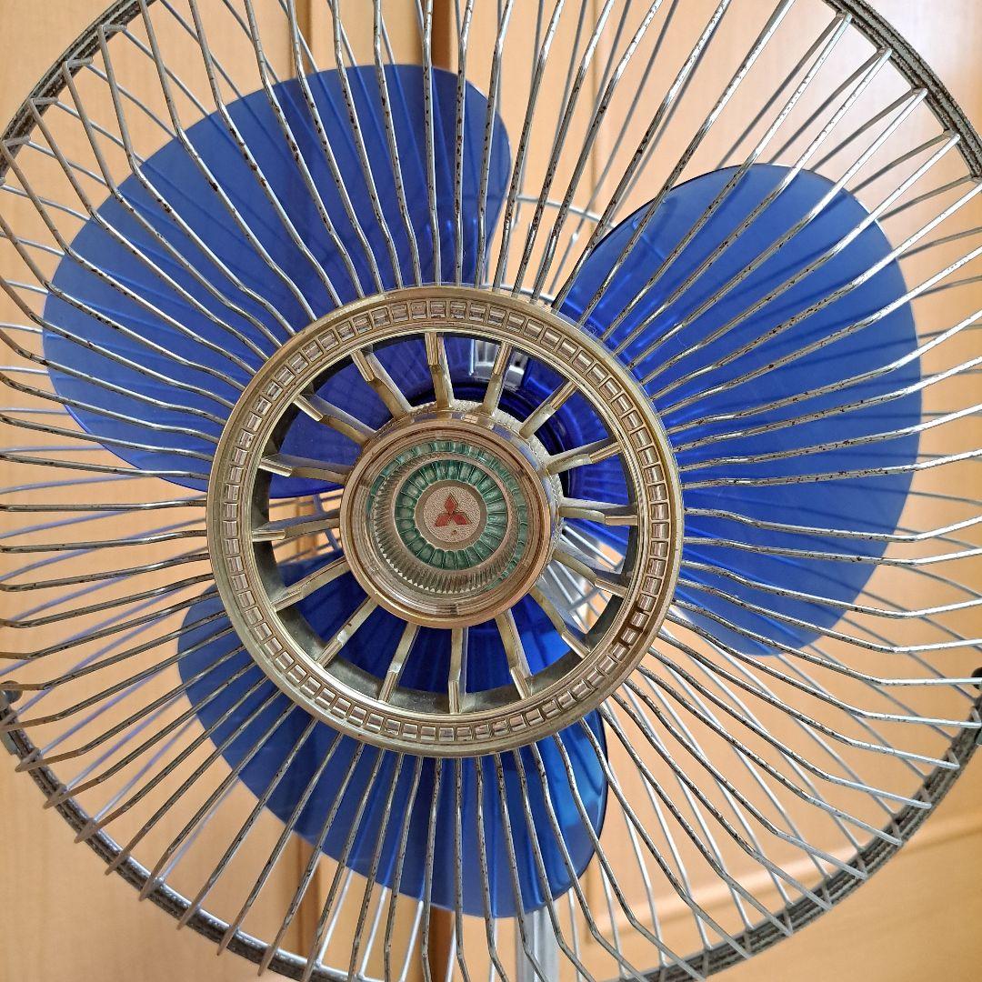 【希少】昭和レトロ　三菱　扇風機　リビングファン　R30-SF6　高級お座敷扇