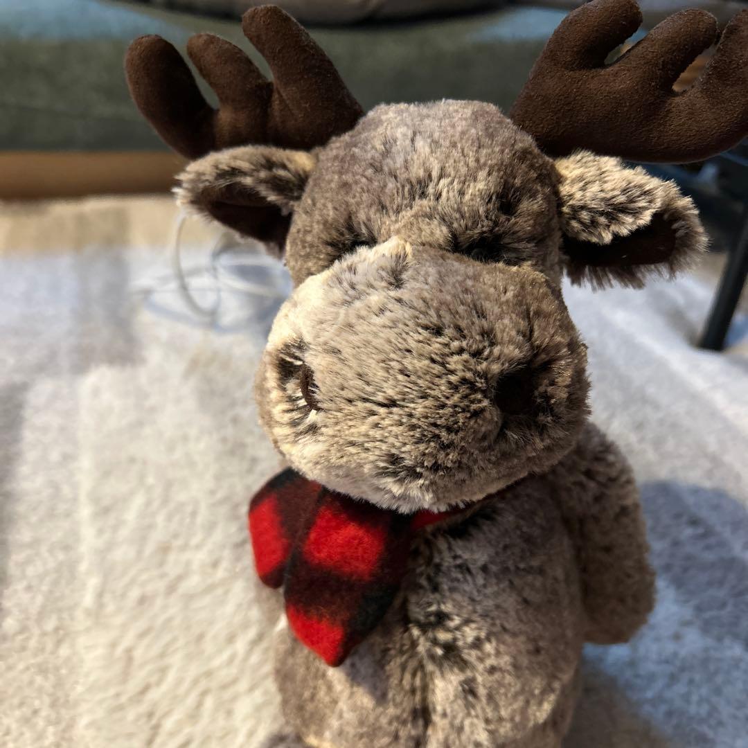 ぬいぐるみ  Bashful Marty Moose scarf