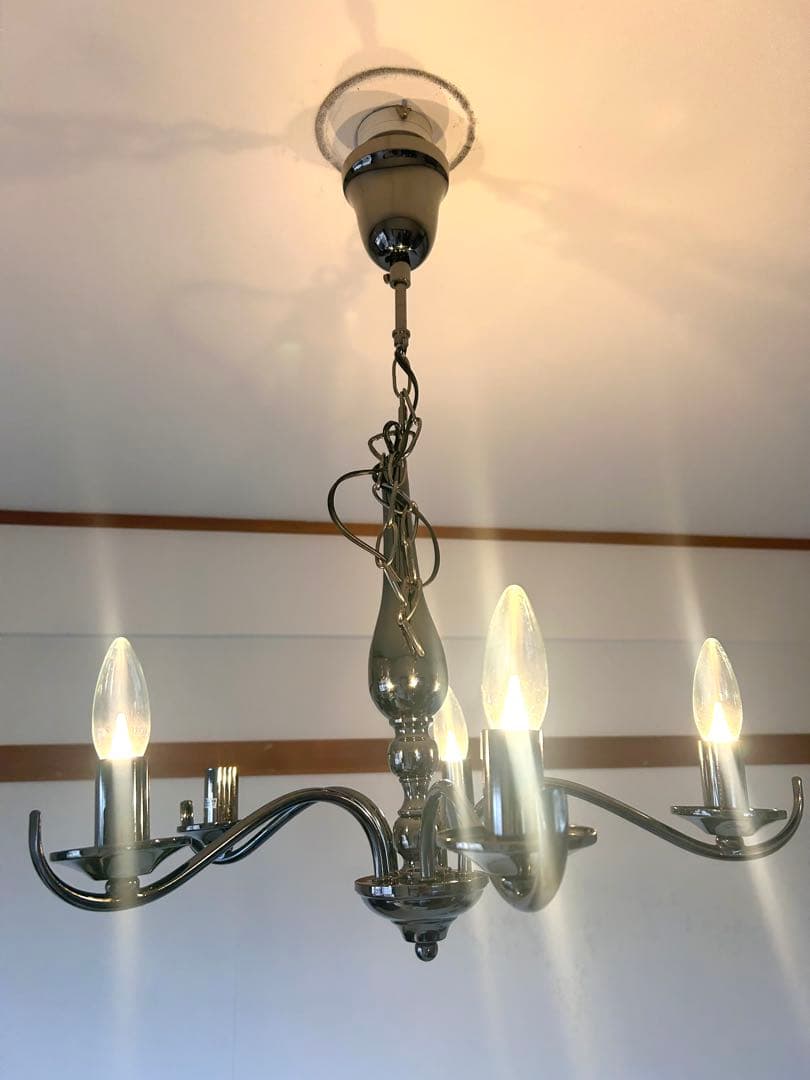 Francfrancフランフランシャンデリア ペンダントライト ロウソク型照明