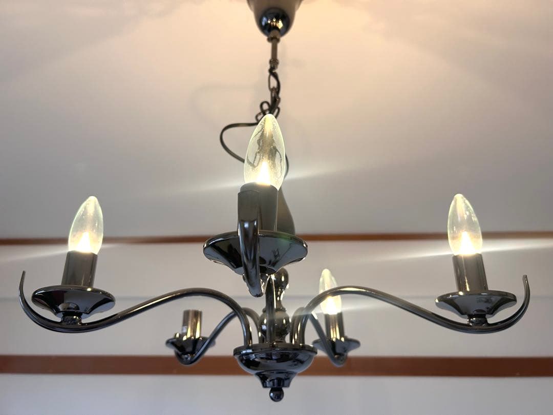 Francfrancフランフランシャンデリア ペンダントライト ロウソク型照明