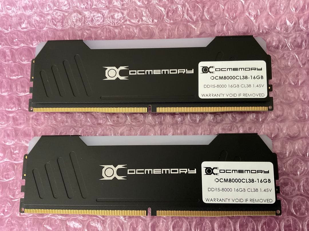 OCMEMORY OCM8000CL38D-32GBH(DDR5 16GB×2)