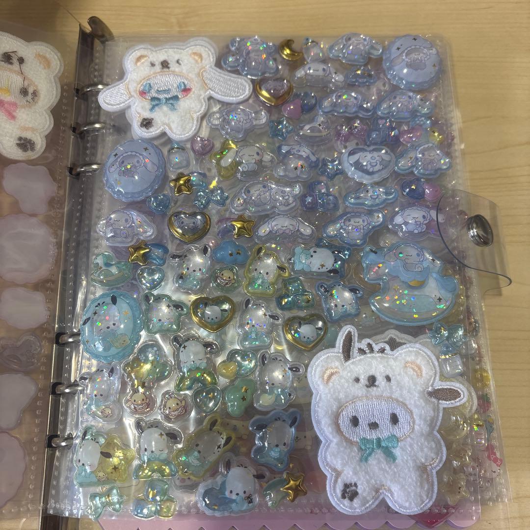 A5シール帳完成品 サンリオ 13ページ