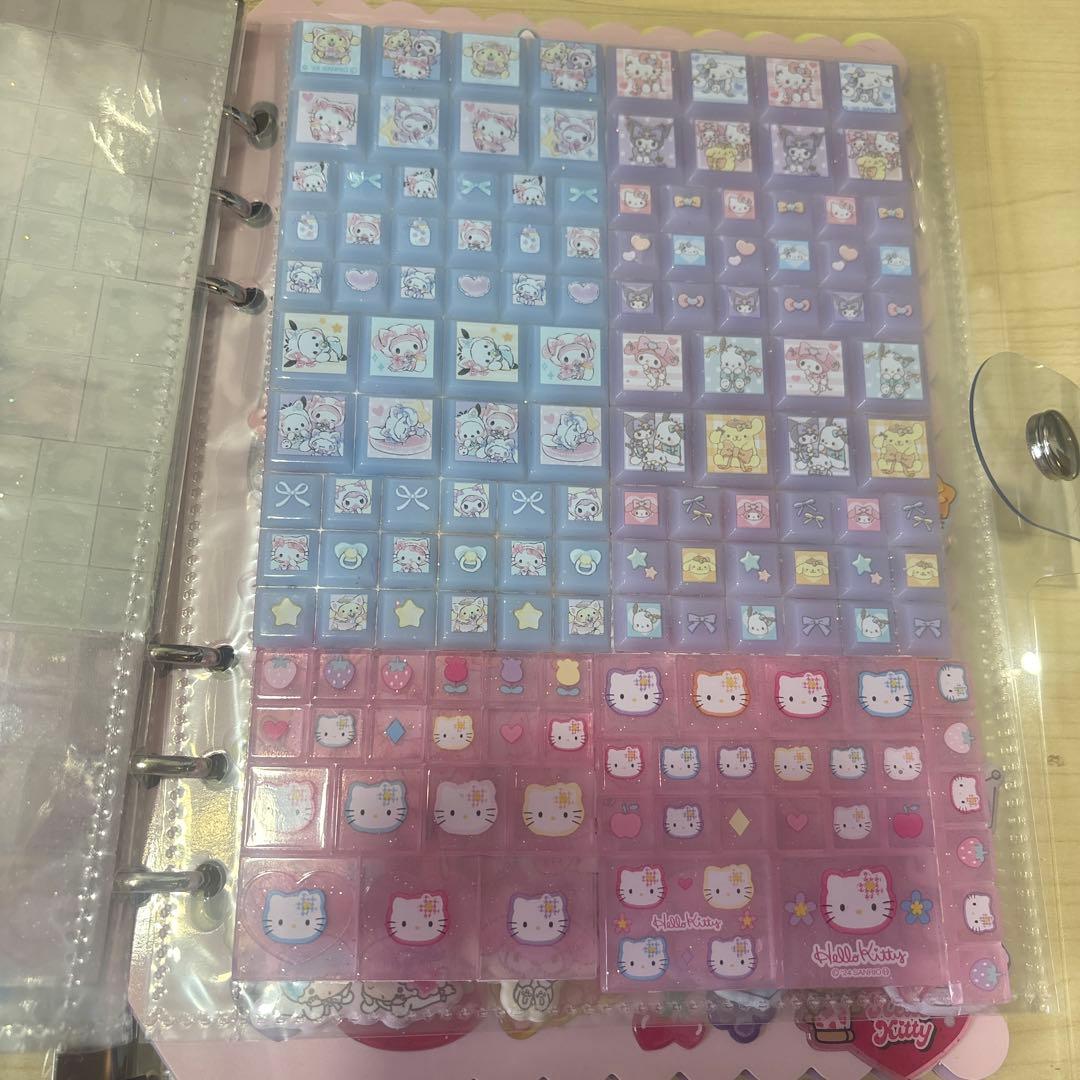 A5シール帳完成品 サンリオ 13ページ