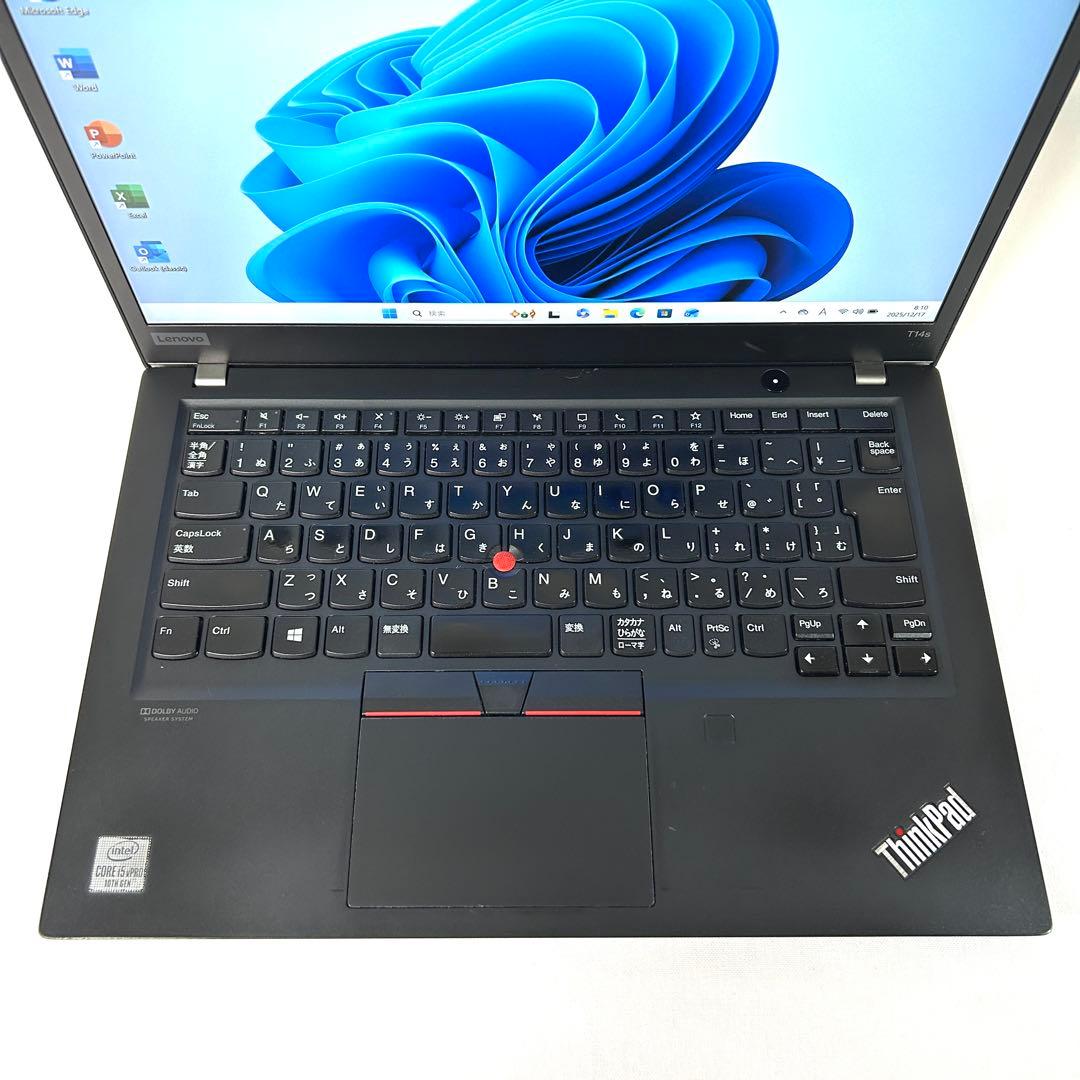 Lenovo ThinkPad T14s i5 256GB Office 14型