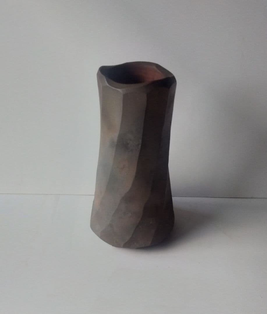 備前焼 興楽園 長十郎友敬 花器