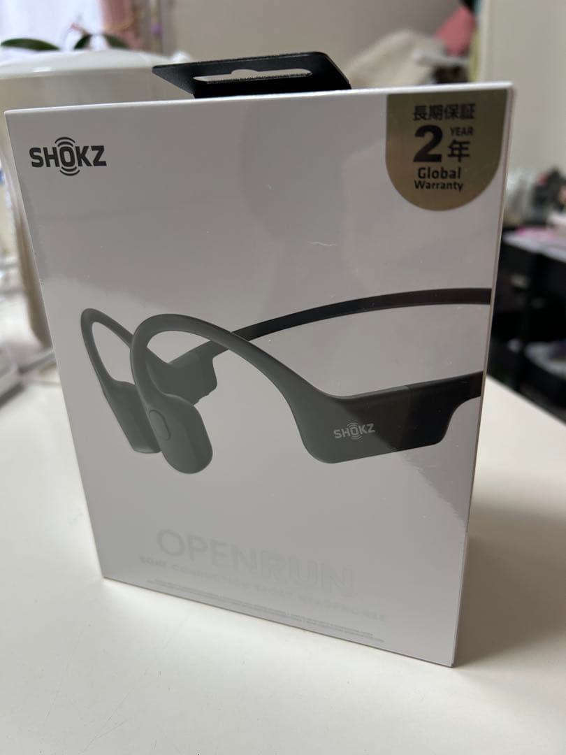 SHOKZ OPENRUN 骨伝導イヤホン ブラック ショックス