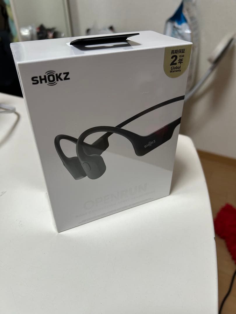 SHOKZ OPENRUN 骨伝導イヤホン ブラック ショックス