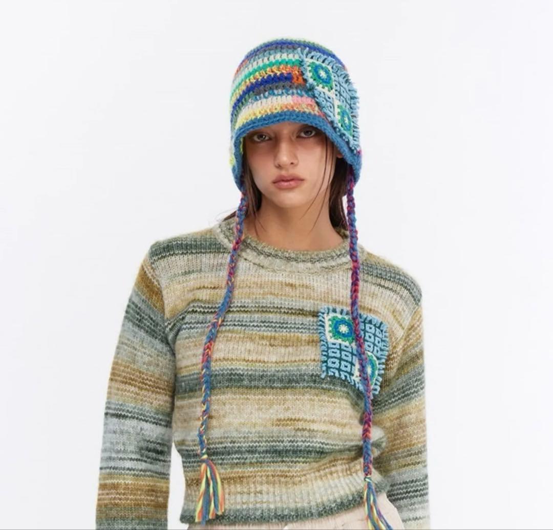 帽子 THE GREATEST String Knit Bucket FK185