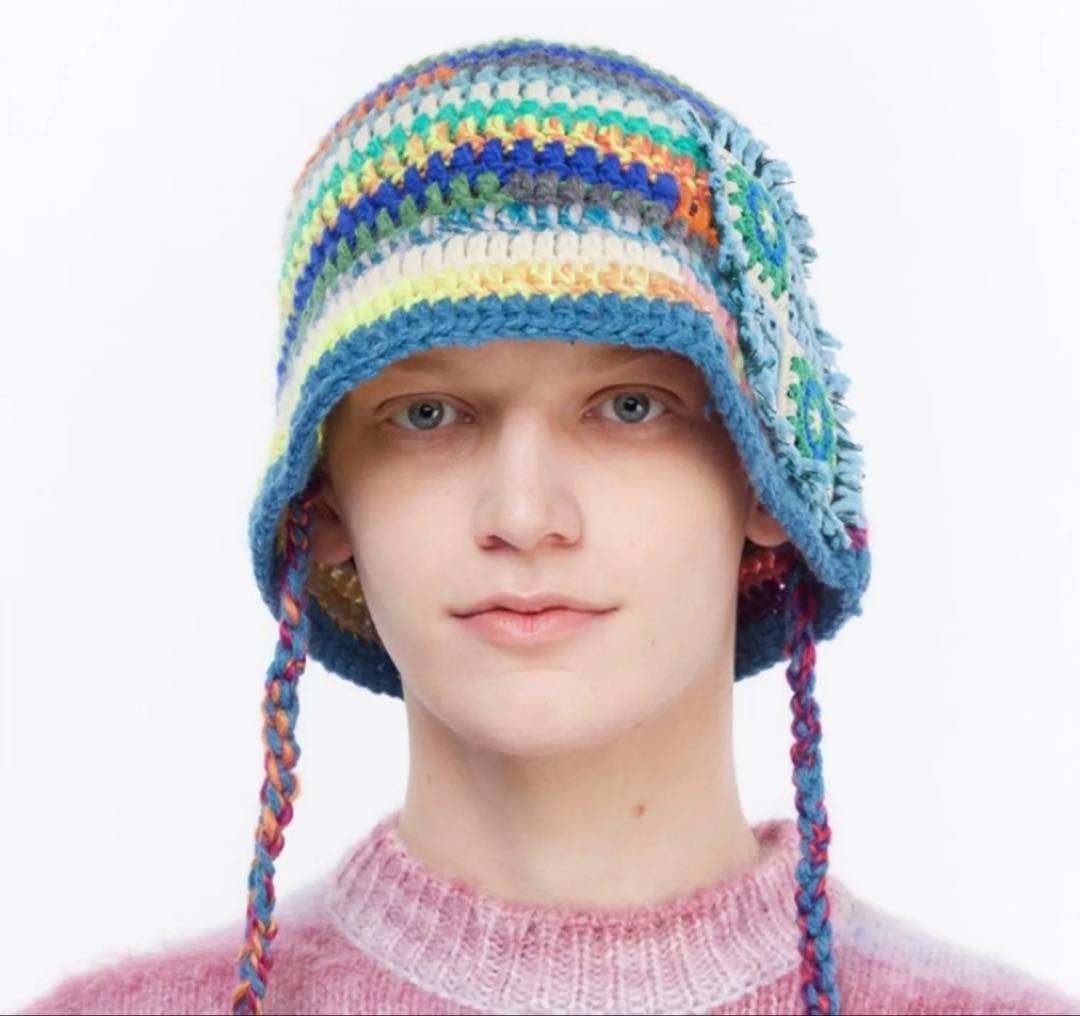 帽子 THE GREATEST String Knit Bucket FK185