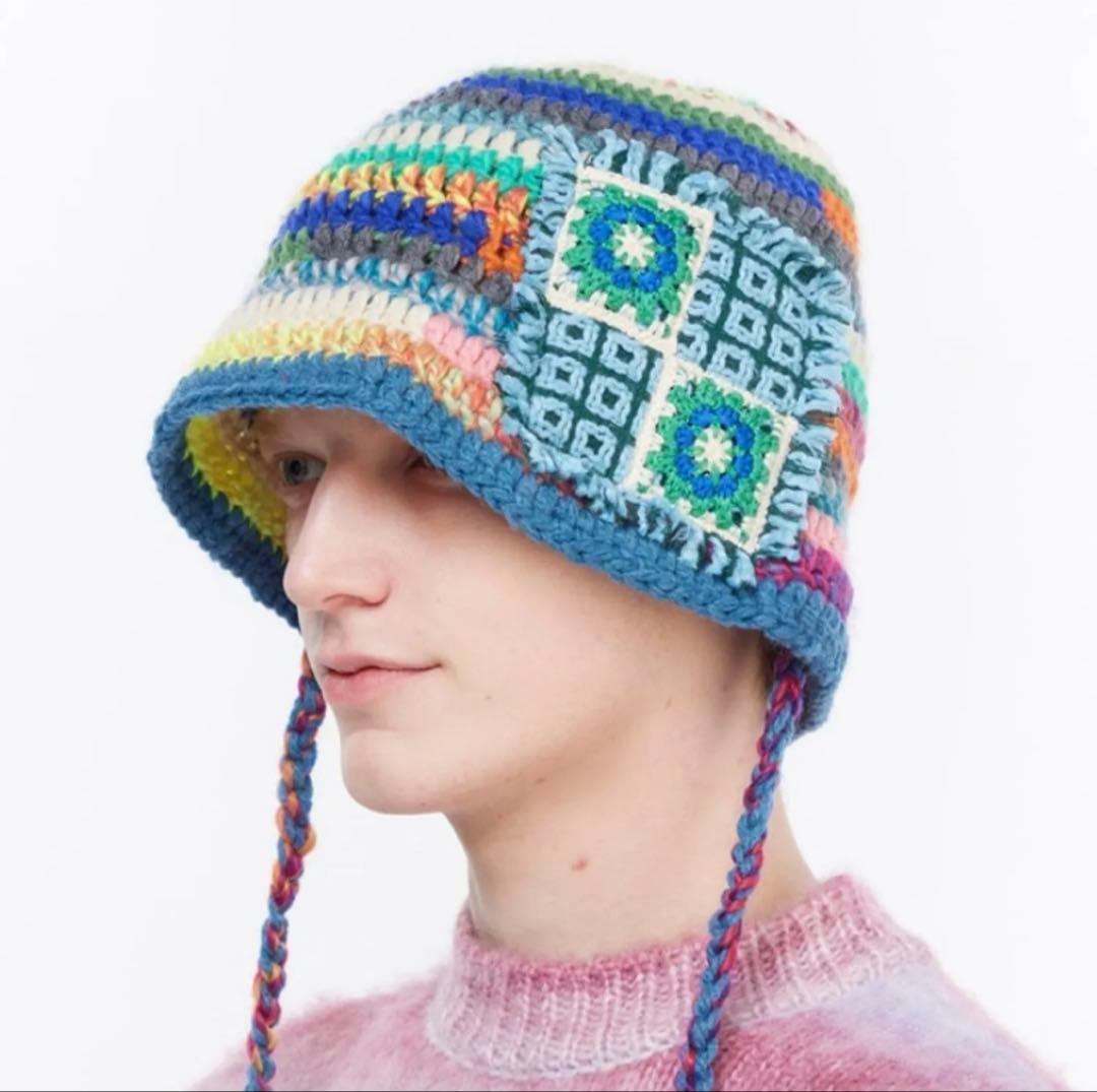 帽子 THE GREATEST String Knit Bucket FK185