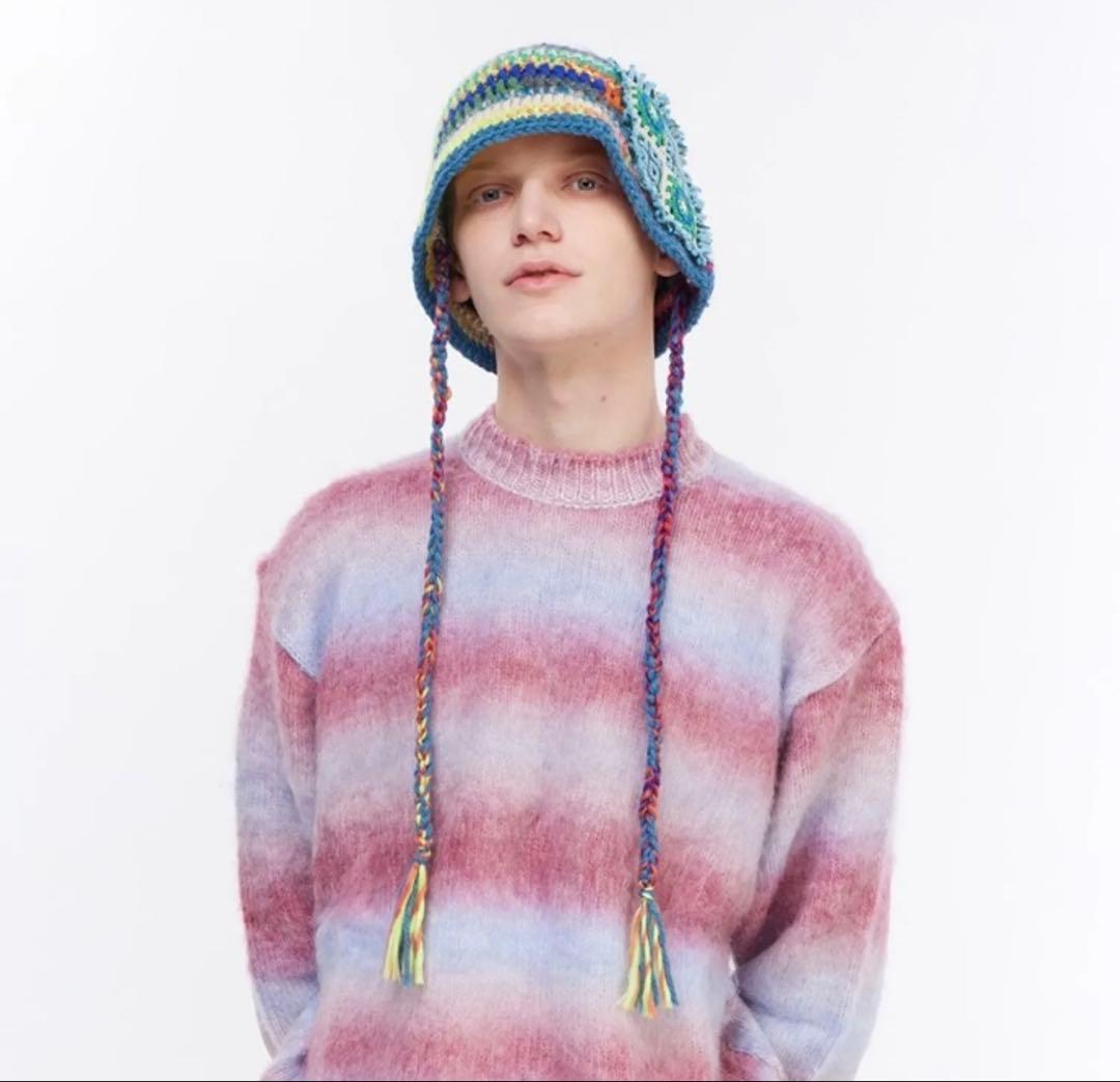 帽子 THE GREATEST String Knit Bucket FK185