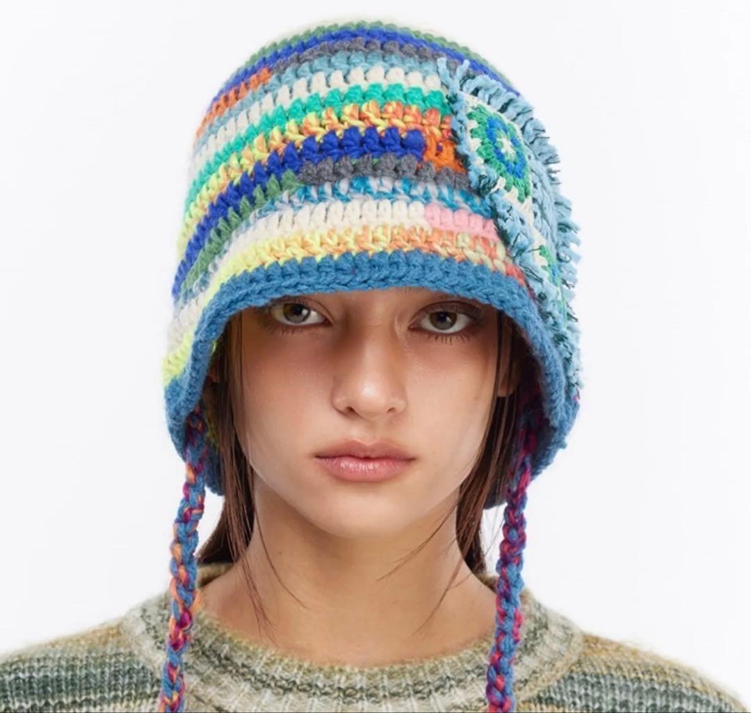 帽子 THE GREATEST String Knit Bucket FK185