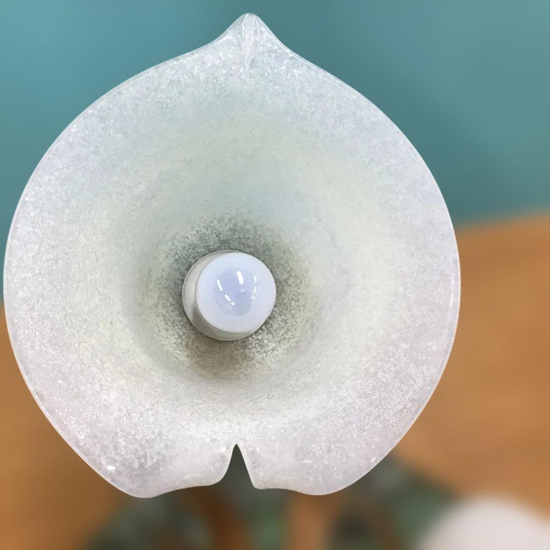 ナショナル　イタリア製　フラワー装飾シャンデリア 3灯