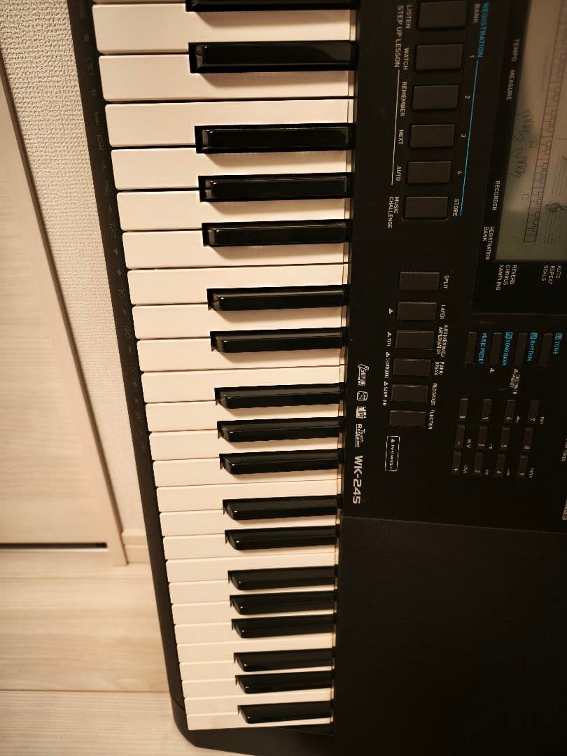 CASIO 電子キーボード 76鍵盤 WK-245