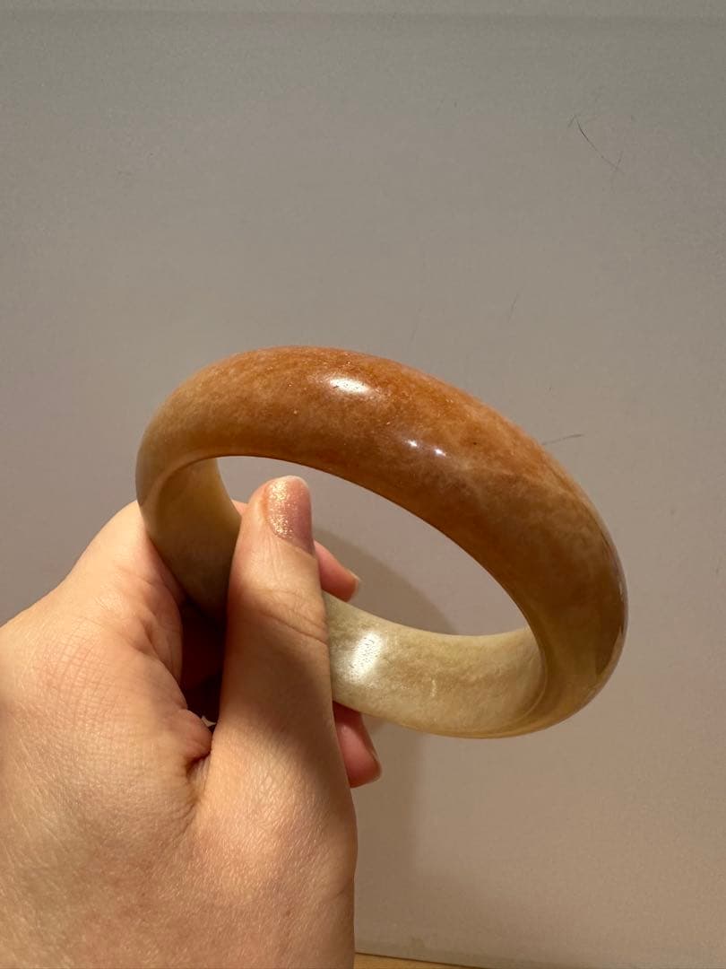 糖色バングル　シャー太翠バングル