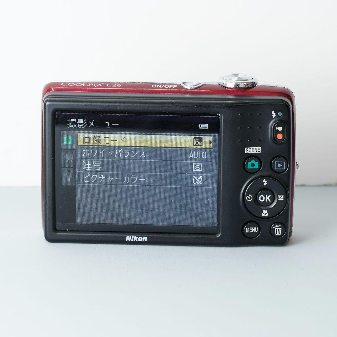Nikon COOLPIX L26 デジカメ クールピクス　単３電池仕様