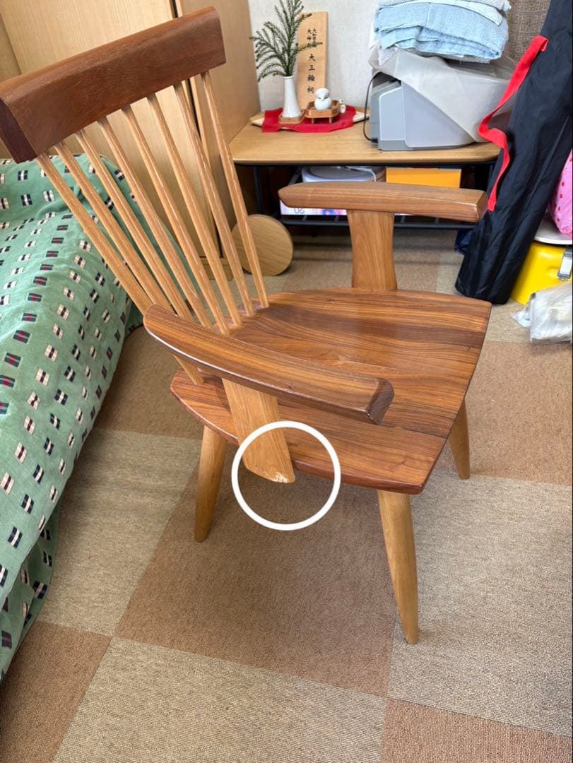 NAGANO INTERIOR 木製スピンドルチェア