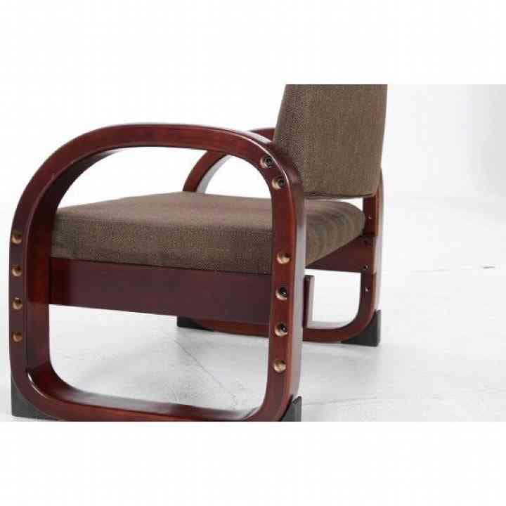 くつろぎ木肘座椅子 ソファ・座椅子