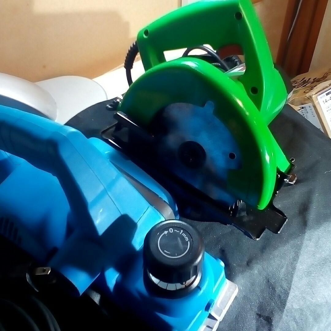 この度はリョウビのカンナとマルノコですリョウビです新品に近いです